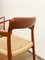 Mid-Century Danish Model 56 Chairs in Teak by Niels O. Møller for JL Mollers Møbelfabrik, 1950, Set of 4, Image 11