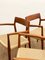 Mid-Century Danish Model 57 Chairs in Teak by Niels O. Møller for JL Mollers Møbelfabrik, 1950, Set of 4 6