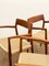 Mid-Century Danish Model 57 Chairs in Teak by Niels O. Møller for JL Mollers Møbelfabrik, 1950, Set of 4, Image 6