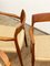 Mid-Century Danish Model 57 Chairs in Teak by Niels O. Møller for JL Mollers Møbelfabrik, 1950, Set of 4 9