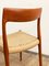 Mid-Century Danish Model 77 Chair in Teak by Niels O. Møller for JL Mollers Møbelfabrik, 1950s 12