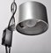 Brushed Aluminium Rise and Fall Single Spotlight Floor Lamp on Weighted Circular Base by Peter Nelson & Ronald Holmes, 1970s, Image 4