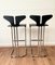 Modern Black and Chromed Barstools from Casamania, Set of 2 4