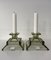 Smoked Glass Candlesticks from Kosta, Set of 2 3