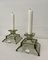 Smoked Glass Candlesticks from Kosta, Set of 2 4