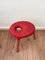 Roter Eskilstuna Three Pod Hocker aus Metall & Wolle von Ikea, 1990er 8