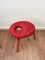 Tabouret Eskilstuna en Métal Rouge et Laine de Ikea, 1990s 8