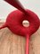Taburete Eskilstuna de metal rojo y lana de Ikea, años 90, Imagen 11