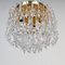 Mid-Century Murano Kristallglas Lampe, 1960er 3