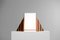 Italian Acrylic Glass and Wood Pyramid Table Lamp in the Style of Tobia Scarpa, 1980s 7