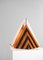 Italienische Pyramiden Tischlampe aus Acrylglas & Holz im Stil von Tobia Scarpa, 1980er 12