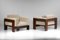 Italienische Bastiano Armlehnstühle aus Massivholz von Tobia Scarpa, 1970er, 2er Set 11