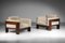 Italian Solid Wood Bastiano Armchairs by Tobia Scarpa, 1970s, Set of 2 3