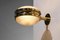 Italian Sconces in Frosted Glass and Brass by Sergio Mazza for Artemide, Set of 2 9