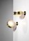 Italian Sconces in Frosted Glass and Brass by Sergio Mazza for Artemide, Set of 2 2
