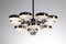 Italian Chandelier in Chrome Plated Metal with Glass Tiles by Gaetano Sciolari, 1970s 12