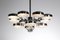 Italian Chandelier in Chrome Plated Metal with Glass Tiles by Gaetano Sciolari, 1970s, Image 12