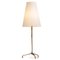 Large French Table Lamp in Gilded Bronze by Felix Agostini, Image 10