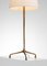 Large French Table Lamp in Gilded Bronze by Felix Agostini 7
