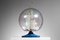 Table Lamp with Globe in Iridescent Glass by Angelo Brotto, 1970s, Image 13