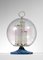 Lampada da tavolo con sfera in vetro iridescente di Angelo Brotto, anni '70, Immagine 16