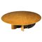 Italian Round Burr Wood Coffee Table by Giovanni Offredi, 1960s, Image 2