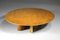 Italian Round Burr Wood Coffee Table by Giovanni Offredi, 1960s, Image 3