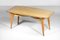 Italian Dining Table in Solid Beech with Engraved Glass in the style of Gio Ponti, 1960s 11