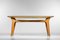 Italian Dining Table in Solid Beech with Engraved Glass in the style of Gio Ponti, 1960s, Image 17