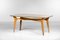 Italian Dining Table in Solid Beech with Engraved Glass in the style of Gio Ponti, 1960s 10
