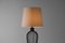 French Solid Steel Floor Lamp in the style of Jean Royère, 1950s, Image 2