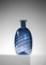 Italienische Vase aus Muranoglas in Blau & Rot im Stil von Gio Ponti, 1960er 6