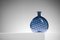 Italian Blue & Red Murano Glass Vase in the Style of Gio Ponti, 1960s, Image 5