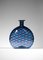 Italian Blue & Red Murano Glass Vase in the Style of Gio Ponti, 1960s 8