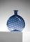 Italian Blue & Red Murano Glass Vase in the Style of Gio Ponti, 1960s, Image 2