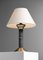 Lámpara de mesa Stingray Art Déco de bronce, años 40, Imagen 5