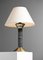 Lámpara de mesa Stingray Art Déco de bronce, años 40, Imagen 8