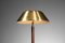 Swedish Lamp in Brass and Leather from Falkenbergs Belysning, 1950s, Image 5