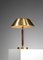 Swedish Lamp in Brass and Leather from Falkenbergs Belysning, 1950s 6