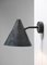 Large Patinated Tratten Wall Lamp by Hans Agne Jakobsson for Hans-Agne Jakobsson AB Markaryd, 1960s 5