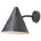 Large Patinated Tratten Wall Lamp by Hans Agne Jakobsson for Hans-Agne Jakobsson AB Markaryd, 1960s 8
