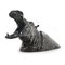 Large Sculpted Iron Cast Hippopotamus 1