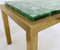 Mid-Century Modern Brass and Malachite Side Tables, Set of 2, Image 7