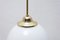 Bauhaus White Pendant Lamp, 1930s, Image 6