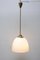 Lámpara colgante Bauhaus en blanco, años 30, Imagen 12