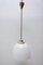 Bauhaus White Pendant Lamp, 1930s 4