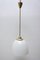 Bauhaus White Pendant Lamp, 1930s, Image 4