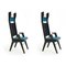 Turquoise - Blue - Turquoise Colette Armchairs by Colé Italia, Set of 4 2