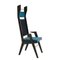 Turquoise - Blue - Turquoise Colette Armchairs by Colé Italia, Set of 4, Image 7