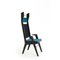 Turquoise - Blue - Turquoise Colette Armchairs by Colé Italia, Set of 4 3